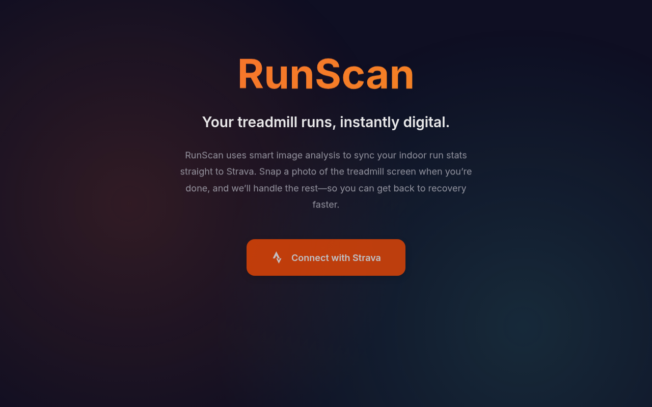 RunScan screenshot