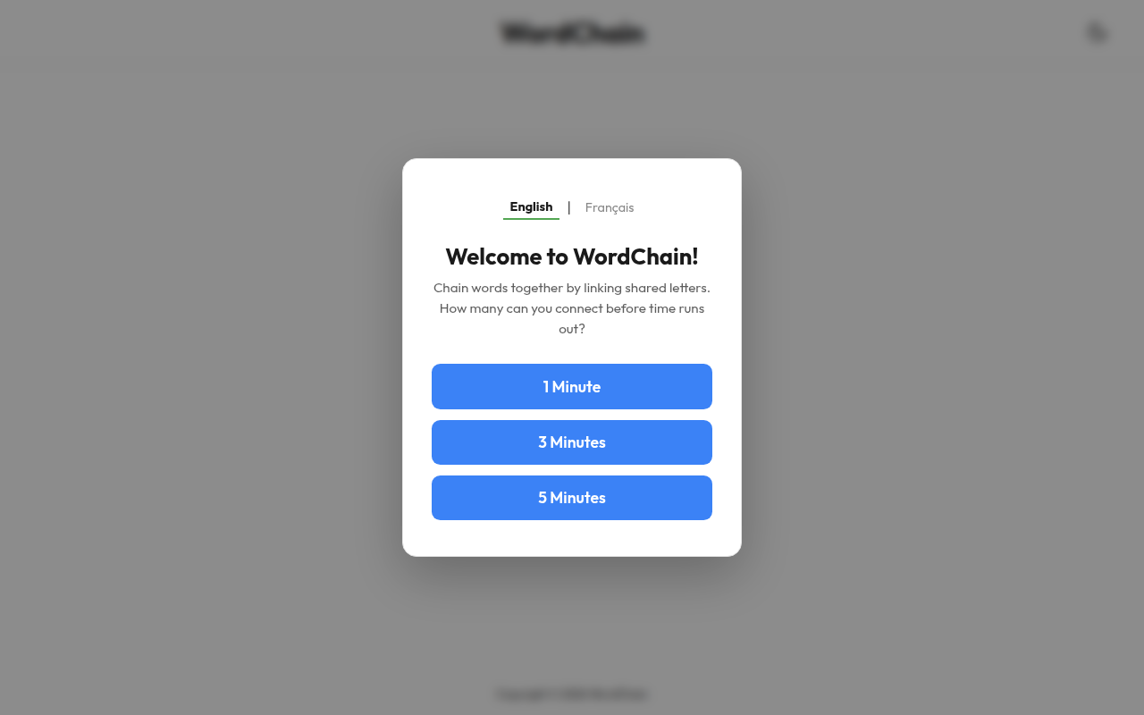 WordChain screenshot